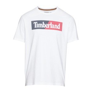 TIMBERLAND Tričko  bílá / červená třešeň / námořnická modř
