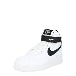 Nike Sportswear Kotníkové tenisky 'Nike Air Force 1 '07'  bílá / černá