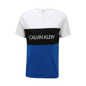 Calvin Klein Swimwear Tričko  modrá / bílá / černá