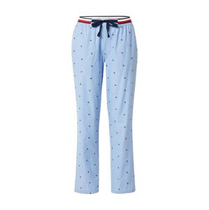 Tommy Hilfiger Underwear Pyžamové kalhoty 'EMBRO'  světlemodrá / noční modrá