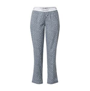 Calvin Klein Underwear Pyžamové kalhoty  šedá / bílá / černá