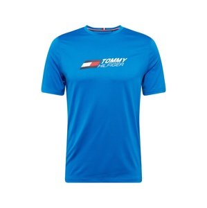 Tommy Sport Funkční tričko  modrá / bílá / noční modrá / červená