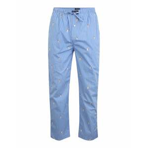 POLO RALPH LAUREN Pyžamové kalhoty  kouřově modrá / bílá / světle hnědá