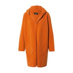 Zwillingsherz Pletený kabátek 'Annabell'  tmavě oranžová