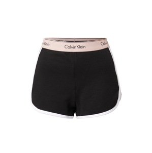 Calvin Klein Underwear Lounge Shorts  černá / starorůžová / bílá