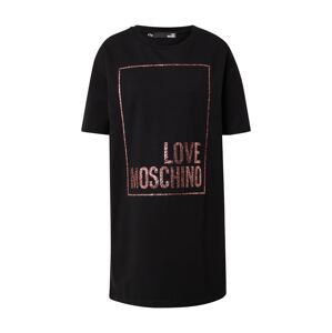 Love Moschino Šaty  černá / pink