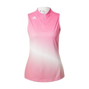 adidas Golf Sportovní top  pink / bílá