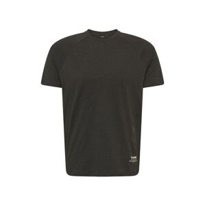 Hummel Funkční tričko 'CALEB'  antracitová / bílá