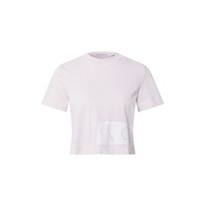 Calvin Klein Jeans Tričko  starorůžová / bílá