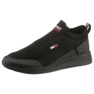 Tommy Jeans Slip on boty  černá / bílá / červená
