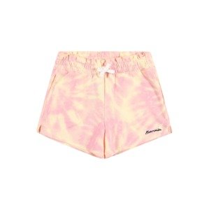 Abercrombie & Fitch Kalhoty  žlutá / světle růžová