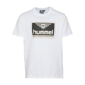 hummel hive Tričko 'Fresh'  bílá / černá / béžová