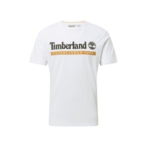 TIMBERLAND Tričko  béžová / černá / bílá
