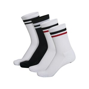 Hummel Sportovní ponožky  červená / černá / bílá