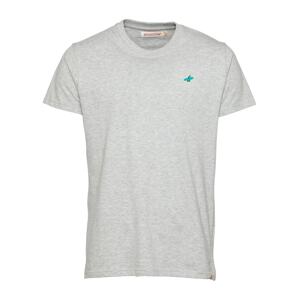Revolution T-Shirt  šedý melír / tyrkysová / petrolejová / béžová