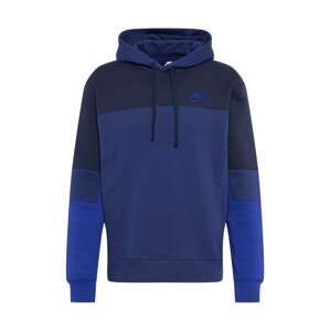 Nike Sportswear Mikina  námořnická modř / modrá / tmavě modrá