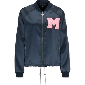 MYMO Přechodná bunda  marine modrá / růžová / bílá