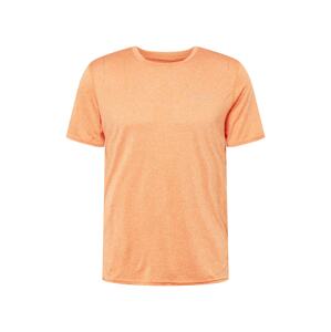 Superdry Funkční tričko  jasně oranžová / světle šedá