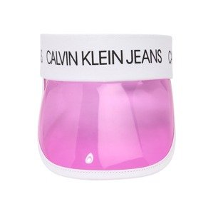 Calvin Klein Jeans Klobouk  pink / bílá / černá