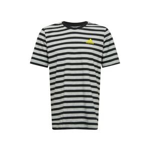 ADIDAS PERFORMANCE Funkční tričko  černá / šedá / žlutá