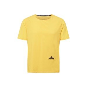 NIKE Funkční tričko 'RISE 365'  žlutá / černá