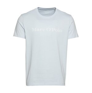 Marc O'Polo Tričko  pastelová modrá / bílá