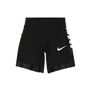 Nike Sportswear Kalhoty 'ELITE'  černá / bílá