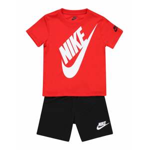 Nike Sportswear Joggingová souprava  světle červená / černá / bílá