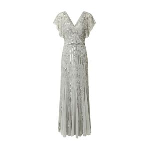 Sistaglam Společenské šaty 'SILVIA'  stříbrná / stříbrně šedá