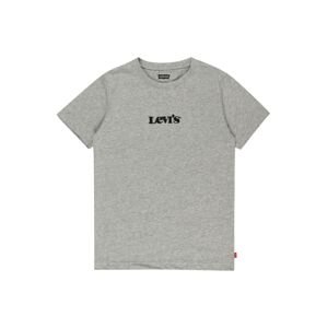 LEVI'S Tričko  šedý melír / černá