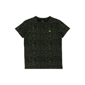 4F Funkční tričko  černá / svítivě zelená
