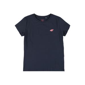 4F Funkční tričko  námořnická modř / světle růžová