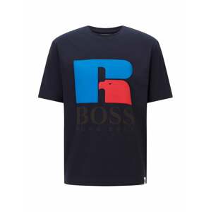 BOSS Casual Tričko 'Russell Athletic'  tmavě modrá / modrá / červená / černá