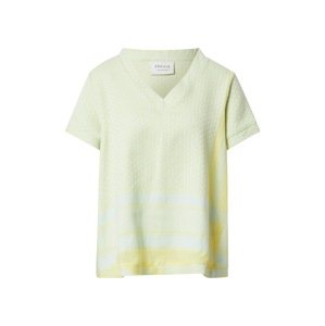 Cecilie Copenhagen Tričko  žlutá / pastelově zelená