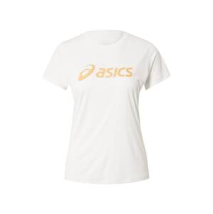 ASICS Funkční tričko 'SAKURA'  bílá / zlatá