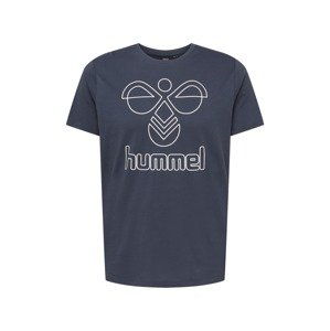Hummel Funkční tričko 'Peter'  noční modrá / bílá