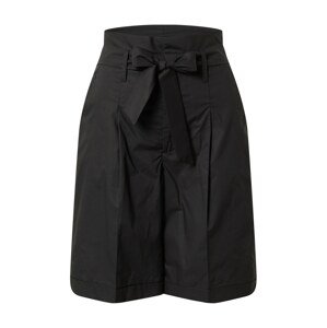 CINQUE Kalhoty se sklady v pase  černá