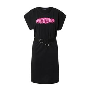 DIESEL Letní šaty 'EASIEL'  černá / pink