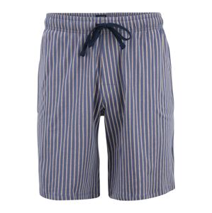 SCHIESSER Pyžamové kalhoty  chladná modrá / zlatě žlutá / bílá