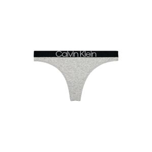 Calvin Klein Underwear Tanga  světle šedá / černá