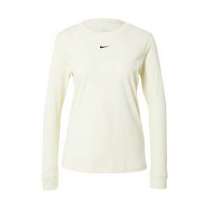 Nike Sportswear Tričko  přírodní bílá / černá