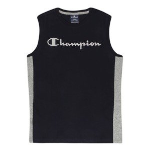 Champion Authentic Athletic Apparel Tričko  šedý melír / tmavě modrá