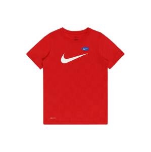 NIKE Funkční tričko  červená / bílá / modrá