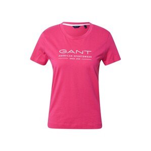 GANT Tričko  bílá / růžová