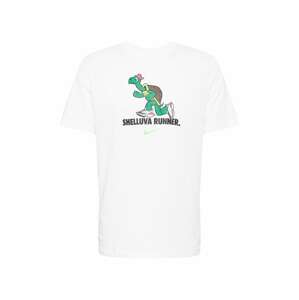 NIKE Funkční tričko 'Tortoise'  bílá / limetková / růžová / brokátová
