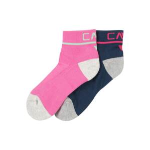 CMP Sportovní ponožky  marine modrá / pink / šedá