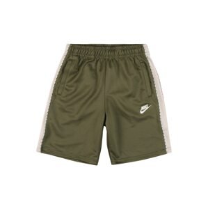 Nike Sportswear Kalhoty  olivová / béžová