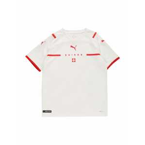 PUMA Funkční tričko 'Schweiz'  bílá / červená
