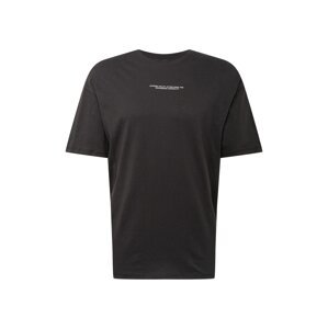 JACK & JONES T-Shirt  černá / bílá