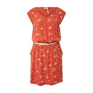 Ragwear Letní šaty 'Carolina'  oranžově červená / bílá / žlutá